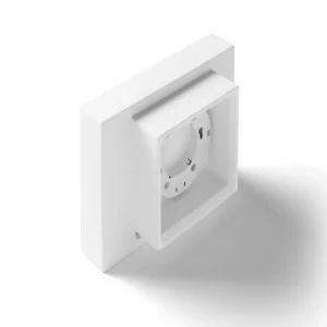 Clearance TECNICO by Sforzin Applique murale Sibari, blanc, plâtre, largeur 16,5 cm, GX53