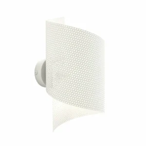 Shop EMIBIG LIGHTING Applique murale Spiral, blanc, métal, G9, hauteur 29 cm