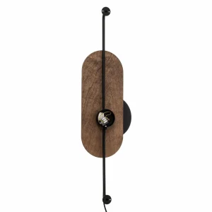 Outlet Nowodvorski Lighting Applique murale Wheel, doré avec écran noir