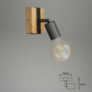 New Briloner Applique murale Wood Basic, à 1 lampe