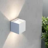 Flash Sale MCJ Applique murale Zuza 2, blanc, métal, quatre ailes, 10 cm, G9