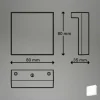 Fashion Briloner Applique pour miroir LED Aniani, blanc, 4 000 K, lot de 2