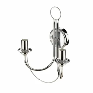 Best Sale Domiluce Applique Retro, à 2 lampes, chromée