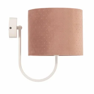 Best Euluna Applique Rosabelle avec abat-jour en tissu, rose