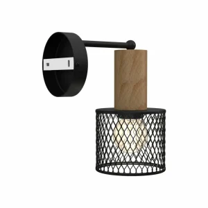 Discount Eko-Light Applique Sobresa avec abat-jour grille