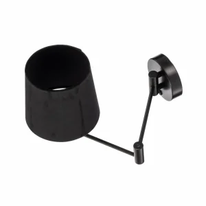 Outlet Euluna Applique Solo, cône, velours, noire/noire