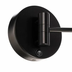 Outlet Euluna Applique Solo, cône, velours, noire/noire