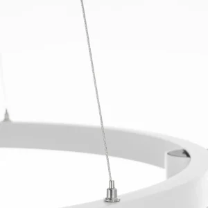 Best Arcchio Brinja suspension blanche 4 lampes ronde