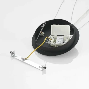 Hot Arcchio Suspension LED Noabelle, noir, 40 cm, métal