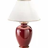 Discount austrolux Lampe de table Giardino Bordeaux 57cm Céramique 24 carats