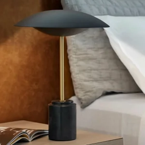 Cheap Beacon Lighting Beacon lampe à poser Loft, noir, hauteur 42 cm, pied en marbre