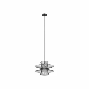 Discount Beacon Lighting Beacon Suspension Dulverton Ø 58 cm noir métal verre