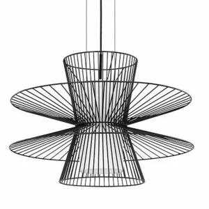 Discount Beacon Lighting Beacon Suspension Dulverton Ø 58 cm noir métal verre