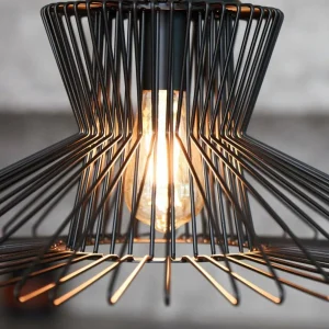Flash Sale Beacon Lighting Beacon Suspension Pheonix Flair noir, métal, Ø 50 cm