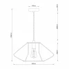 Online Beacon Lighting Beacon Suspension Pheonix Squat, noir, métal, Ø 45 cm