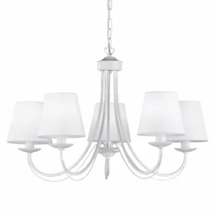 Fashion Trio Lighting Beau lustre Cortez, à cinq lampes