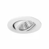 Sale BRUMBERG Spot encastrable LED Seven-R, 2.700 K, blanc mat, aluminium