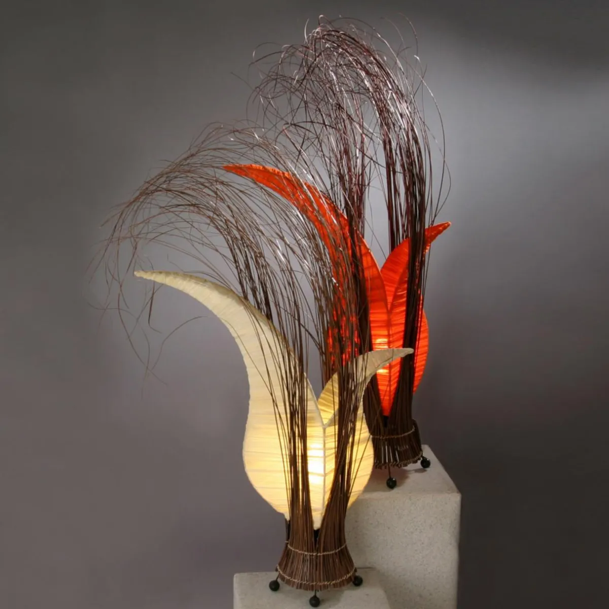 bunga_lampe__poser_forme_florale_orange_0.webp Best Sale Woru Bunga lampe à poser, forme florale, orange
