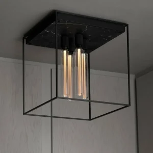 Best Sale Buster + Punch Plafonnier Caged Ceiling 4.0 Marbre noir