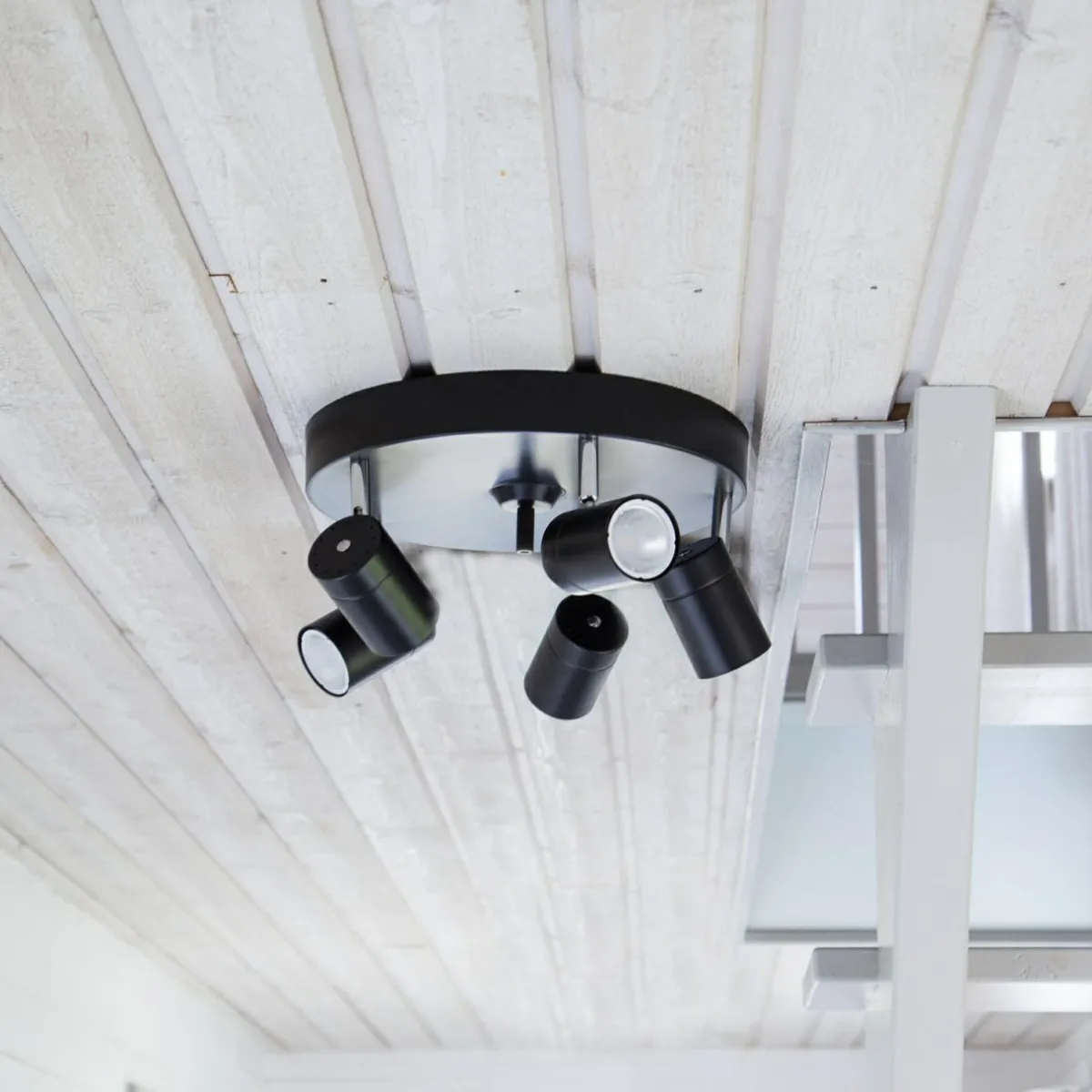 Outlet By Rydéns Correct spot pour plafond x5 noir mat