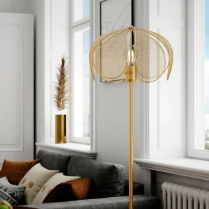 Sale By Rydéns Daisy lampe sur pied, doré mat