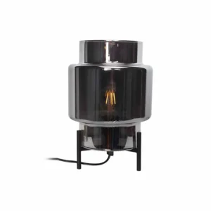 Online By Rydéns Ebbot lampe à poser, gris fumé, Ø 26,5 cm