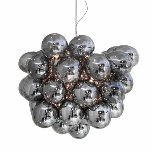 Outlet By Rydéns Grande suspension, 50 cm, gris fumé