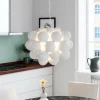 Clearance By Rydéns Gross suspension verre, 50 cm, blanc mat