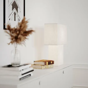 Hot By Rydéns lampe à poser iSquare, blanc, hauteur 50 cm