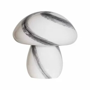 Shop By Rydéns lampe à poser Mira Mushroom, noir/blanc, verre