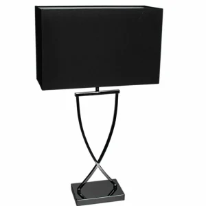 Sale By Rydéns Omega lampe de table chrome/noir hauteur 69cm