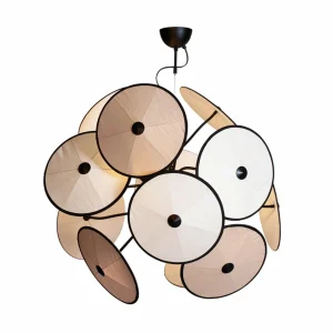 New By Rydéns Suspension Cappello, noir/beige, Ø 82 cm