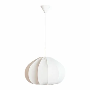 Hot By Rydéns Suspension Ebba, blanc, Ø 50 cm, tissu, E14