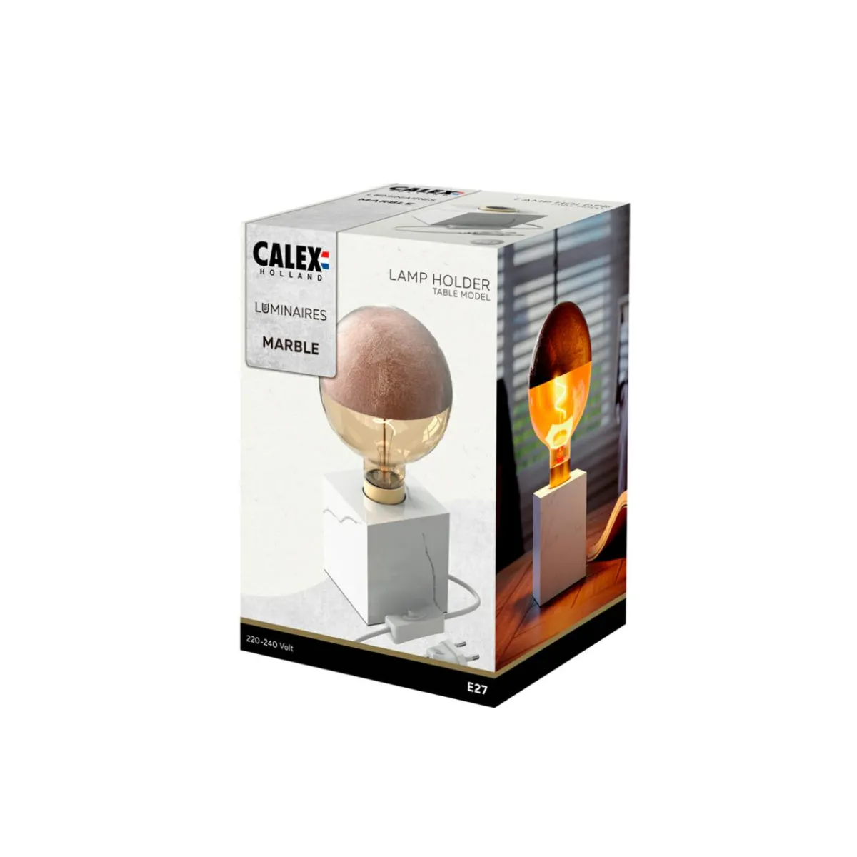 calex_square_marble_lampe__poser_blanche_1.webp Hot Calex Square Marble lampe à poser, blanche