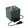 New Calex Square Marble lampe à poser, verte