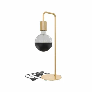 Cheap Calex U-Line lampe à poser, câble de 1,5 m, dorée