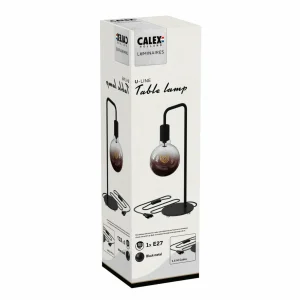 Flash Sale Calex U-Line lampe à poser, câble de 1,5 m, noire