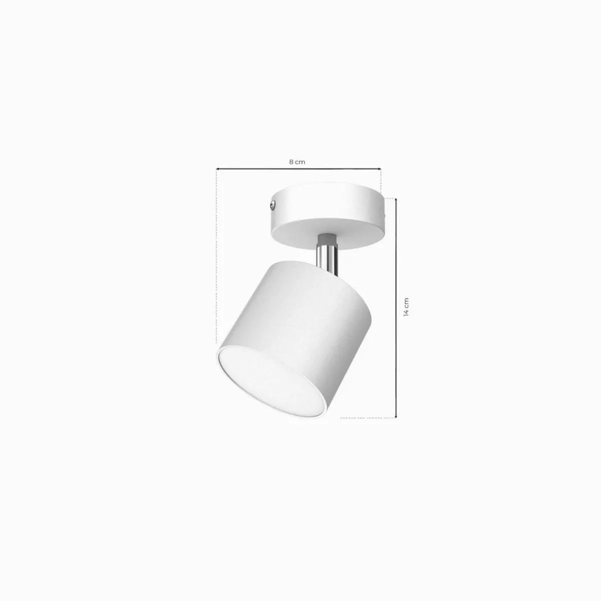 cloudy_spot_pour_plafond__une_lampe_blanc_2.webp Hot Eko-Light Cloudy spot pour plafond à une lampe blanc
