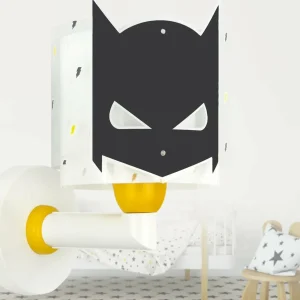 Clearance Dalber Applique murale Dark Hero avec fiche, blanc/noir