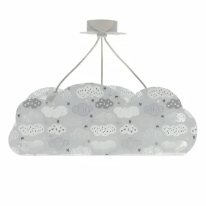 Flash Sale Dalber Cloud Grey Suspension en forme de nuage, gris