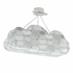 Flash Sale Dalber Cloud Grey Suspension en forme de nuage, gris
