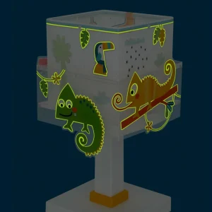 Store Dalber Happy Jungle lampe à poser pour enfant