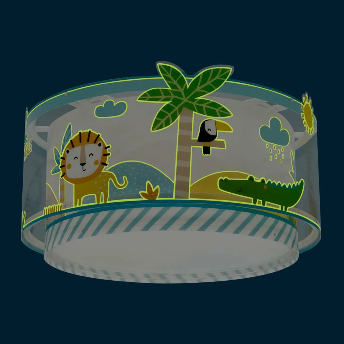 dalber_little_jungle_plafonnier_motif_jungle_2.webp Store Dalber Little Jungle plafonnier, motif jungle