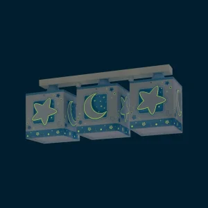 Fashion Dalber Moonlight plafonnier enfant à 3 lampes gris