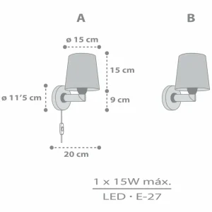 Online Dalber Star Light applique pour enfant blanche