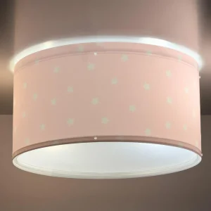 Best Dalber Star Light plafonnier pour enfants rose