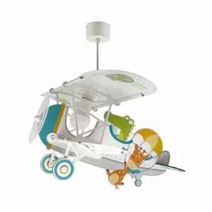 Cheap Dalber Suspension Crocodile Plane, multicolore, bois/plastique