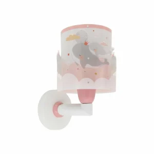 Hot Dalber Whale Dreams applique murale, rose