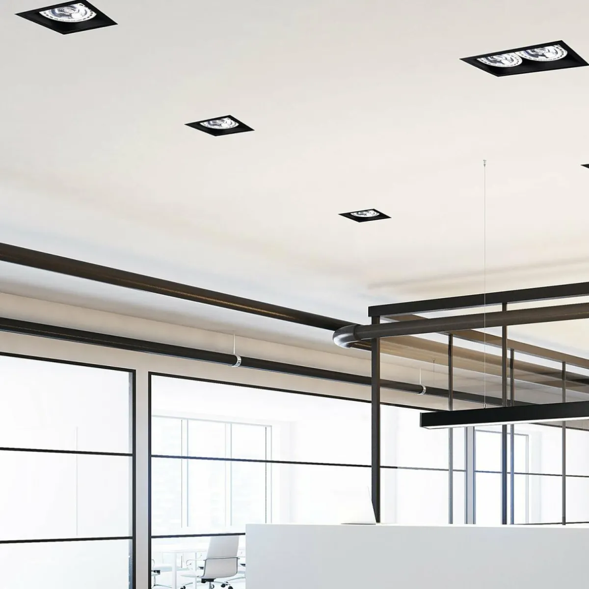 downlight_encastr_mod_i__une_lampe_noir_1.webp Flash Sale Nowodvorski Lighting Downlight encastré Mod I, à une lampe, noir