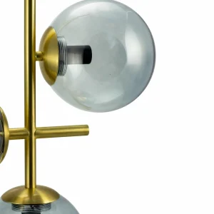 Shop Dyberg Larsen Como suspension, 3 lampes, laiton